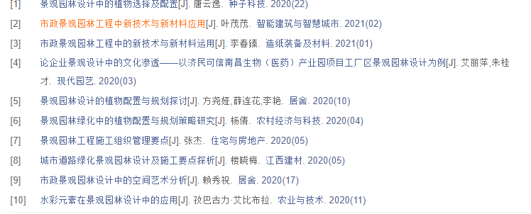 园林职称论文发表
