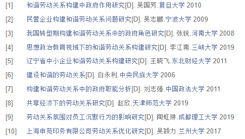 硕士论文题目
