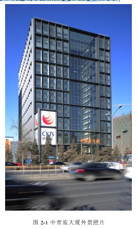 图2-1 中青旅大厦外景照片