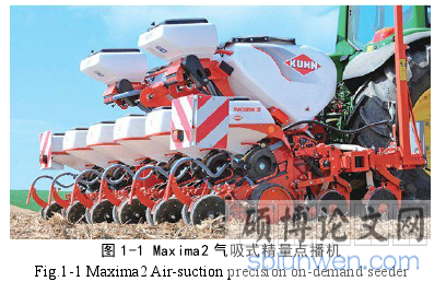 图 1-1 Maxima2 气吸式精量点播机