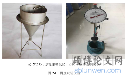 图 2-1   稠度试验仪器