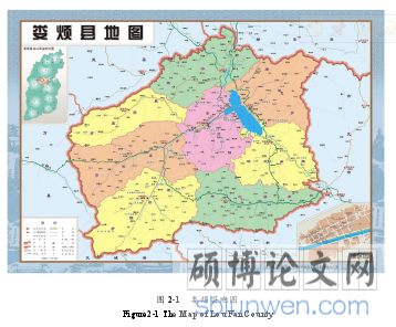 图 2-1 娄烦县地图