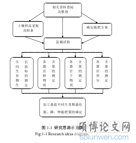 图 1-1 研究思路示意图