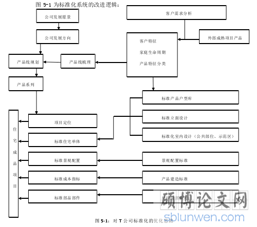 图 5-1:对 T 公司标准化的优化思路