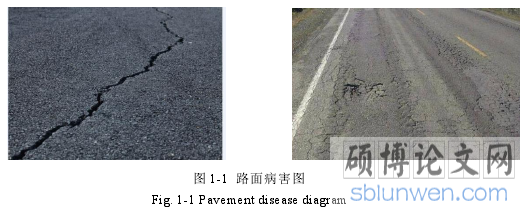 图 1-1 路面病害图