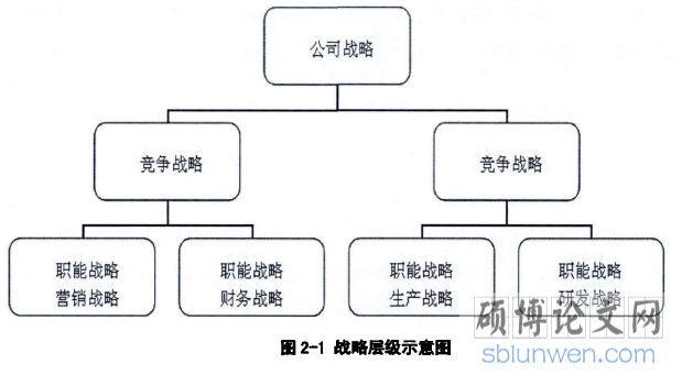 图2-1战略层级示意图