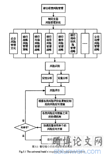 图5-1银行综合经营风险管理系统图