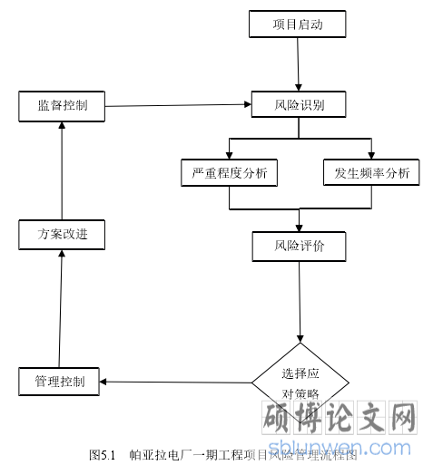 图5.1 帕亚拉电厂一期工程项目风险管理流程图