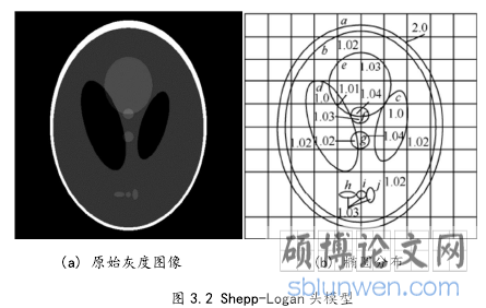 图 3.2 Shepp-Logan 头模型