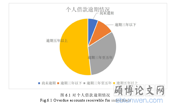 图 6.1 对个人借款逾期情况