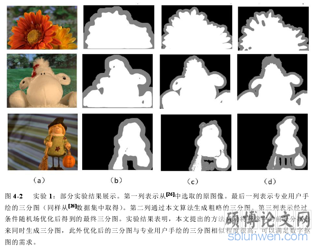 图 4-2 实验 1:部分实验结果展示。