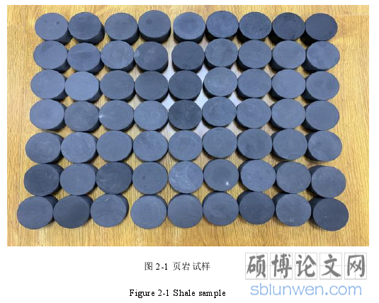 图 2-1 页岩试样