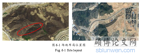 图 6-1 场地布局位置图