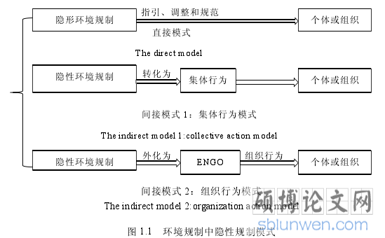 图 1.1 环境规制中隐性规制模式