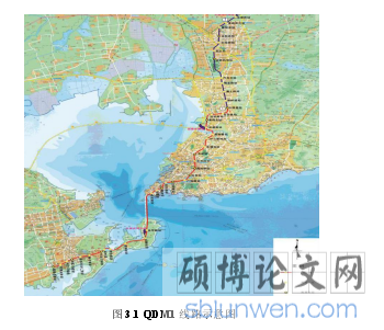 图 3.1 QDM1 线路示意图