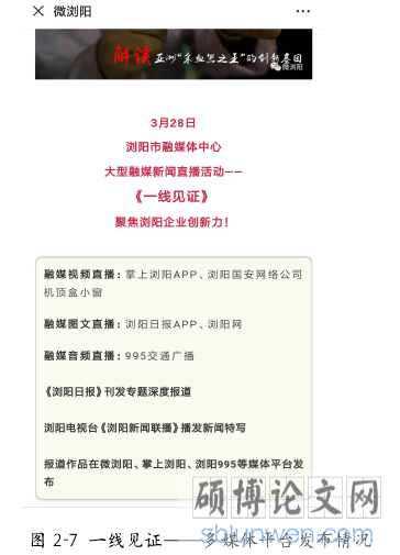 图 2-7 一线见证——多媒体平台发布情况