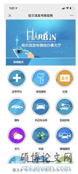 图 3-3 哈尔滨发布微信公众号图片