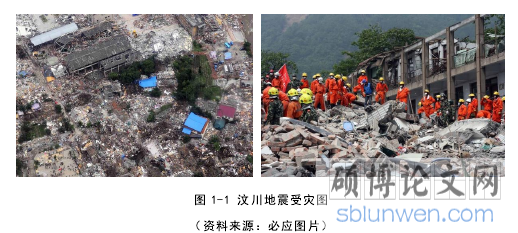 图 1-1 汶川地震受灾图