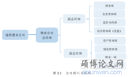 图 3.1 公司组织架构图