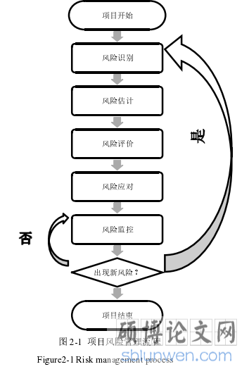 图 2-1 项目风险管理流程