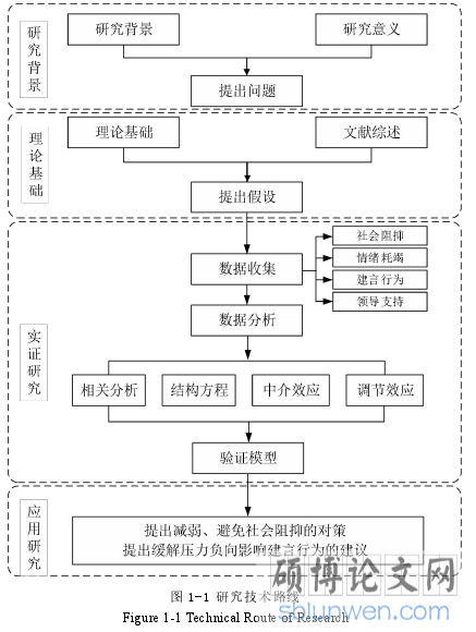 图 1-1 研究技术路线