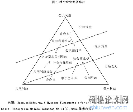 图 1 社会企业发展路径