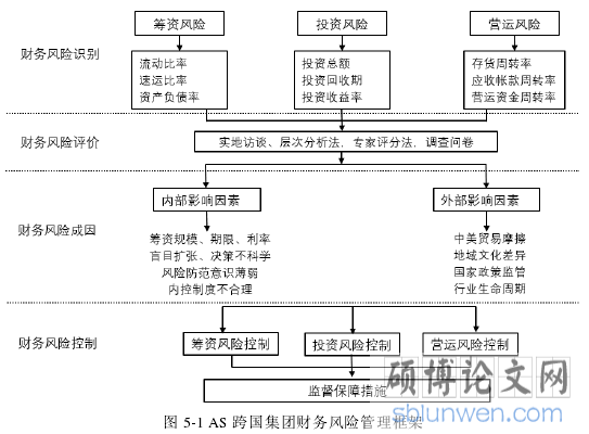 图 5-1 AS 跨国集团财务风险管理框架
