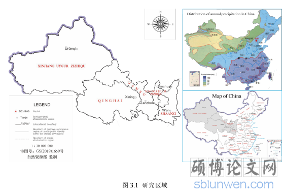 图 3.1 研究区域