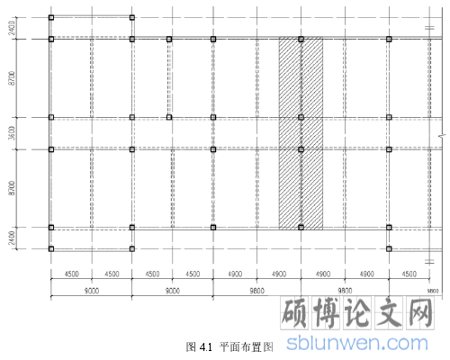 图4.1 平面布置图