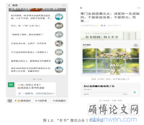 图 1.11 “有书”微信公众号界面导览