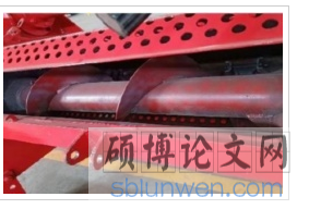 输送除土装置实物图