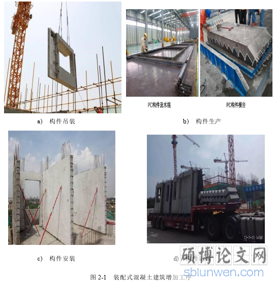 图 2-1 装配式混凝土建筑增加工序