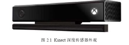 图 2.1 Kinect 深度传感器外观