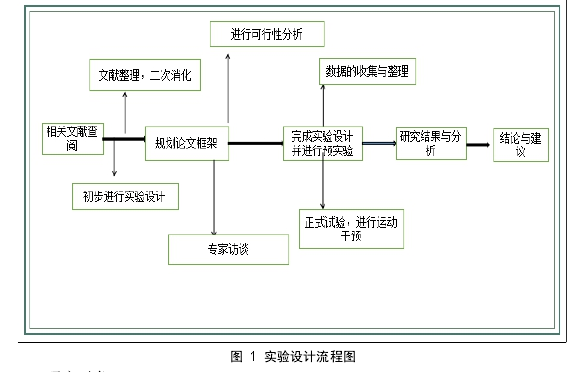 图 1 实验设计流程图