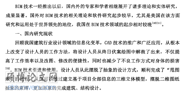 项目管理论文文献综述模板
