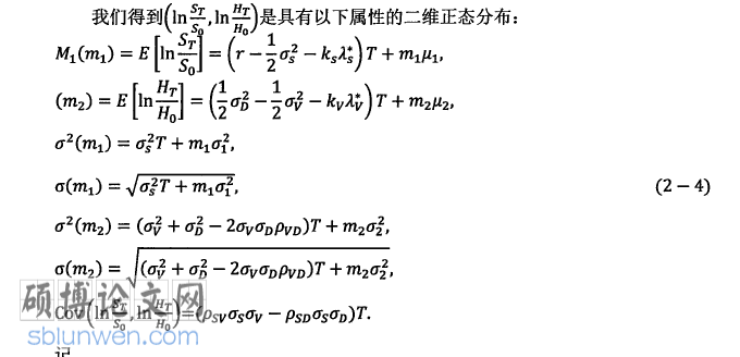 金融数学论文参考
