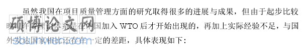 项目管理文献综述模板