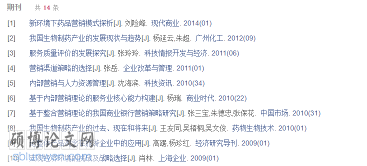 医药市场营销论文
